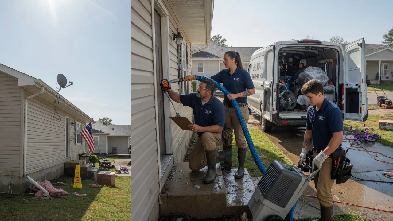 Ceiling Water Damage Restoration in Hope, AR near me
